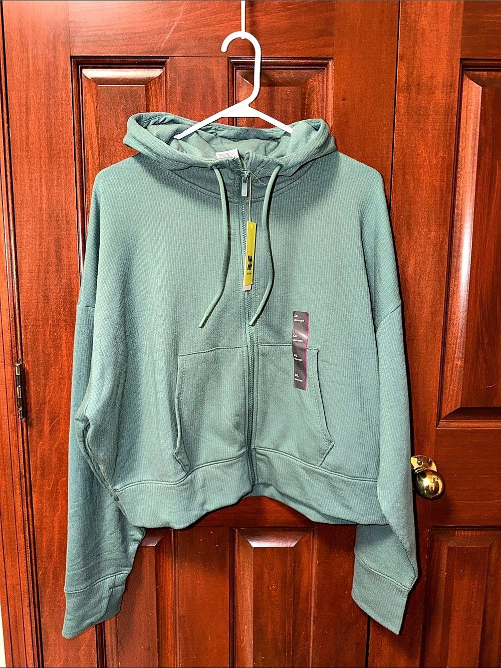 All in Motion XXL Sage Green Zip Hoodie